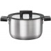 Fiskars Hard Face Pot z pokrywką 3,5L / 20cm, stal nierdzewna 1025231