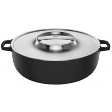 Fiskars Norden Grill chef garnek żeliwny z pokrywą ze stali nierdzewnej, 30cm 1066430