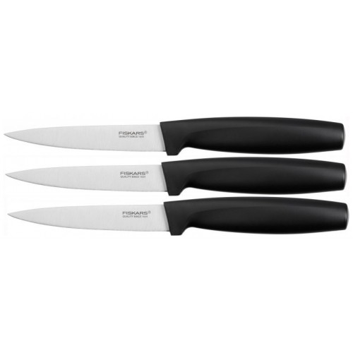 Fiskars Functional Form Zestaw noży do obierania, czarny 1014276