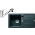 Franke SET G82 Zlewozmywak granitowy STG 614-78 grafitowy + bateria FC 9547, 114.0365.743