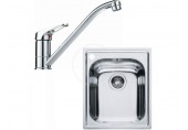 Franke SET N61 (zlew ze stali nierdzewnej AMX 610 + bateria FC 9541.031) 101,0441,955