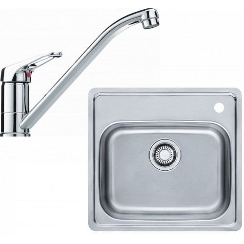 Franke SET N64 (zlew ze stali nierdzewnej EFN 610 + bateria FC 1839.031) 101,0441,988 Franke SET N64 (zlew ze stali nierdzewnej EFN 610 + bateria FC 1839.031) 101,0441,988