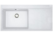 Franke Mythos MTG 611, zlewozmywak bialy polarny lewy 114.0158.626