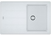 Franke Basis BFG 611, 780x500 mm, zlewozmywak fragranitowy, Biały polarny 114.0365.392
