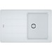 Franke Basis BFG 611, 780x500 mm, zlewozmywak fragranitowy, Biały polarny 114.0365.392