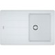 Franke Basis BFG 611, 780x500 mm, zlewozmywak fragranitowy, Biały polarny 114.0365.392