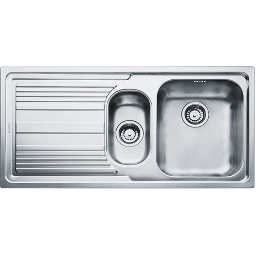 Franke Logica LLL 651, 1000x500 mm, zlewozmywa, stal szlachetna len 101.0086.254 Franke Logica LLL 651, 1000x500 mm, zlewozmywa, stal szlachetna len 101.0086.254