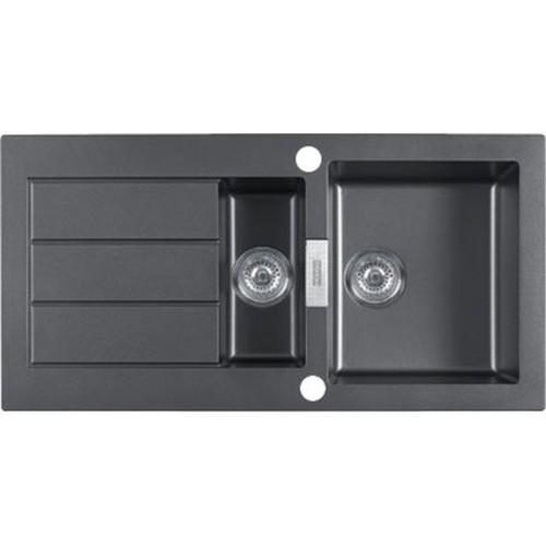 FRANKE Sirius SID 651, zlewozmywak czarny 114.0120.464