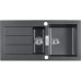 FRANKE Sirius SID 651, zlewozmywak czarny 114.0120.464
