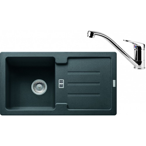 Franke SET G81 Zlewozmywak granitowy STG 614-78 grafitowy + bateria FC 1839 114.0365.734 Franke SET G81 Zlewozmywak granitowy STG 614-78 grafitowy + bateria FC 1839 114.0365.734
