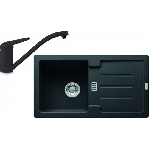 Franke SET G89 Zlew granitowy STG 614-78 onyx + bateria FC 9541 onyx 114.0366.002 Franke SET G89 Zlew granitowy STG 614-78 onyx + bateria FC 9541 onyx 114.0366.002