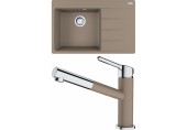 Franke SET G219 (zlewozmywak CNG 611-78 + bateria FC 3055) Cappuccino 114.0650.824
