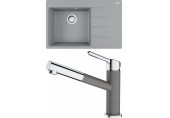 Franke SET G219 (zlewozmywak CNG 611-78 + bateria FC 3055) Kamienny Szary 114.0650.827