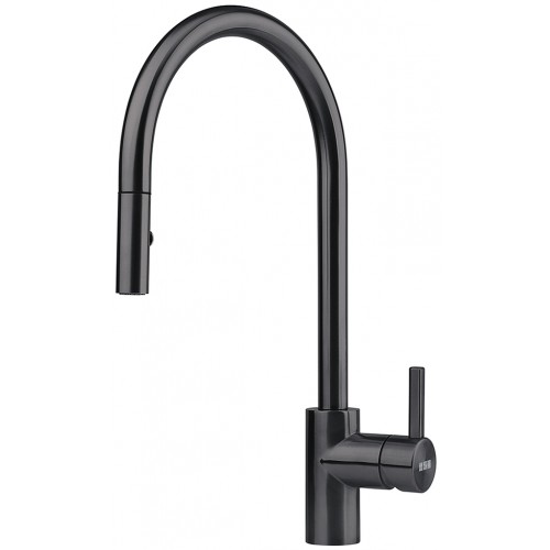 OUTLET Franke FC 0045.502 EOS NEO Wyciągana wylewka, Czarna stal szlachetna 115.0613.671