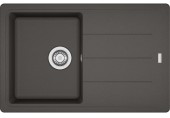 Franke Basis BFG 611, 780x500 mm, zlewozmywak fragranitowy, Łupkowy szary 114.0716.317