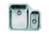 Franke Ariane ARX 160/2, 598x485 mm, Zlewozmywak ze stali nierdzewnej prawy 122.0120.031