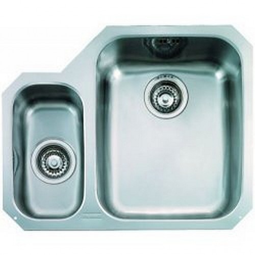 FRANKE Ariane ARX 160/2, 598x485 mm, Zlewozmywak ze stali nierdzewnej lewy 122.0120.032