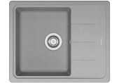 Franke Basis BFG 611-62, 620x500 mm, Fragranit zlewozmywak, kamienny szary 114.0676.302