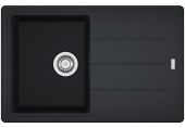 Franke Basis BFG 611, 780x500 mm, zlewozmywak fragranitowy, onyx 114.0676.296