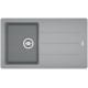 Franke Basis BFG 611-86, 860x500 mm, zlewozmywak fragranitowy, Kamienny Szary 114.0494.919