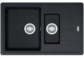 Franke Basic BFG 651-78, 780x500 mm, zlewozmywak fragranitowy, onyx 114.0283.991