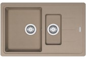 Franke Basic BFG 651-78, 780x500 mm, zlewozmywak fragranitowy, cappuccino 114.0365.403