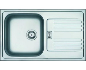 Franke Euroform EFN 614-78, 780x475 mm, zlewozmywak, Stal szlachetna len 101.0058.089