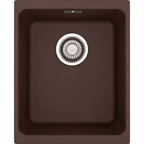 Franke Kubus KBG 110-34, 367x460 mm, Zlewozmywak, Fragranit+ ciemny brąz 125.0176.647