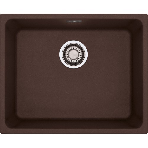 Franke Kubus KBG 110-50, 540x440 mm, Zlewozmywak, Fragranit+ ciemny brąz 125.0250.159