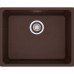 Franke Kubus KBG 110-50, 540x440 mm, Zlewozmywak, Fragranit+ ciemny brąz 125.0250.159
