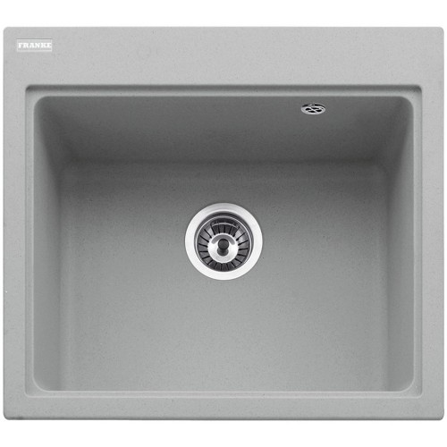 Franke Fiji FIG 610-58, 585x520mm, Zlewozmywak Fragranit+Kamienny Szary114.0330.916