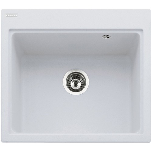 Franke Fiji FIG 610-58, 585x520 mm, Zlewozmywak Fragranit+ Biały polarny 114.0158.682