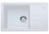 Franke Malta BSG 611-62, 620x435 mm, zlewozmywak fragranitowy, biały polarny 114.0367.750