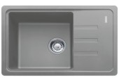 Franke Malta BSG 611-62, 620x435 mm, zlewozmywak fragranitowy, Kamienny Szary 114.0367.766