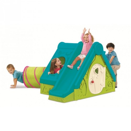 WYPRZEDAŻ KETER Domek dla dzieci FUNTIVITY PLAY HOUSE R17192000 PĘKNIĘTY PLASTIK