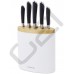 G21 EXCLUSIVE zestaw noży 5 szt. w bloku ceramicznym 6390471