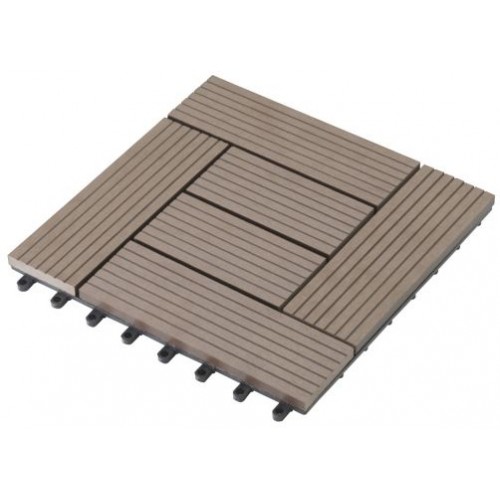 G21 Płyta tarasowa WPC Palmyra, Indyjski teak 2,3x30x30 cm 639100 G21 Płyta tarasowa WPC Palmyra, Indyjski teak 2,3x30x30 cm 639100