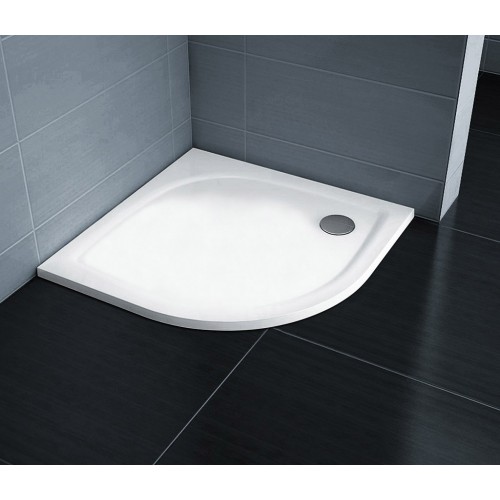 RAVAK ELIPSO PRO 90 FLAT Brodzik półokrągły 90x90 cm XA237711010