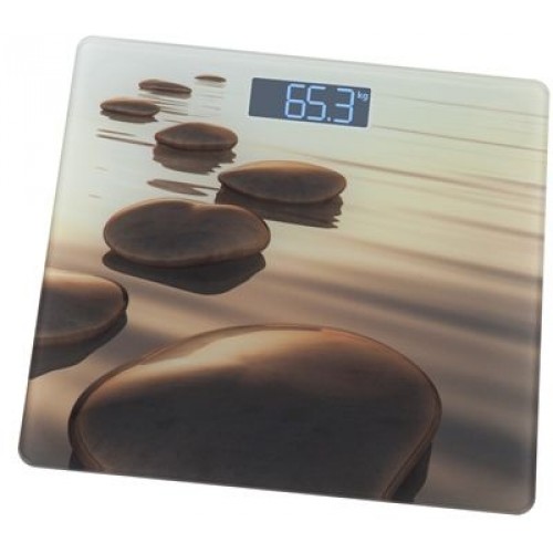 GALLET PEP 951 Pierres beiges Elektroniczna waga osobowa, motyw na szkle GALPEP951 GALLET PEP 951 Pierres beiges Elektroniczna waga osobowa, motyw na szkle GALPEP951