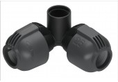 GARDENA Sprinklersystem Rozdzielacz narożny 25 mm x 3/4" gwint wewnętrzny 2764-20