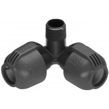 Gardena Sprinklersystem Rozdzielacz narożny 25 mm x 3/4" - gwint zewnętrzny 2783-20