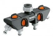GARDENA Rozdzielacz poczwórny, 33,3 mm (G 1"), 26,5 mm (G 3/4") 8194-20