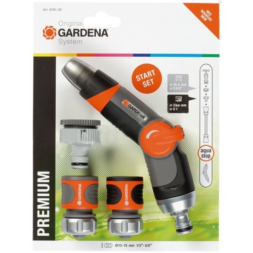 GARDENA Zestaw podstawowy / Kompletny zestaw startowy Premium 8192-20