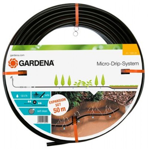 GARDENA Micro-Drip-Podziemna linia kroplująca 13,7 mm, 50 m, zestaw rozszerzający, 1395-20