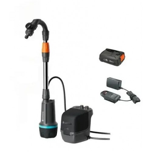 Gardena ComfAuto 2600 18V P4A Aku pompa do deszczówki, (1x2,5Ah) 14604-20