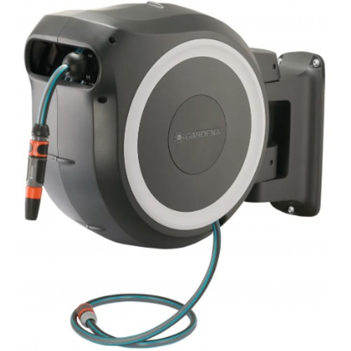 OUTLET GARDENA PowerRoll XL Bęben naścienny - Solo 35 m, 18V, 18642-55 OTWIERANE
