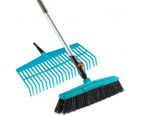 Gardena Combisystem Miotła z trzonkiem i grabie do liści3081-20