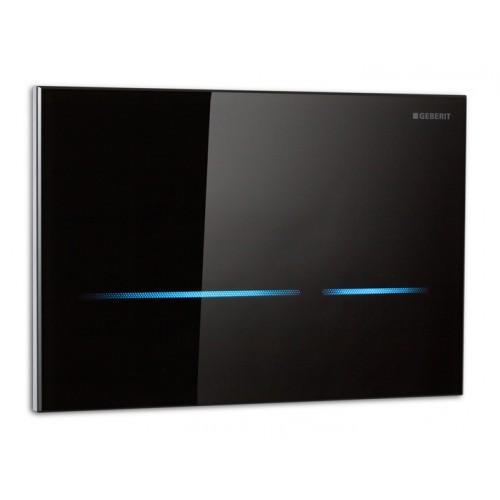GEBERIT Sigma80 przycisk spłukujący, BEZDOTYKOWY, czarne szkło, 116.090.SG.1 GEBERIT Sigma80 przycisk spłukujący, BEZDOTYKOWY, czarne szkło, 116.090.SG.1