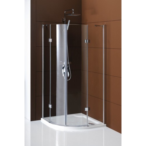 LEGRO čtvrtkruhová sprchová zástěna 900x900mm, čiré sklo