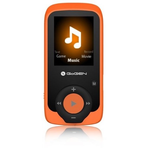 GoGEN Odtwarzacz MAXI MP3/MP4, 4GB pomarańczowy GOGMAXIMP3O